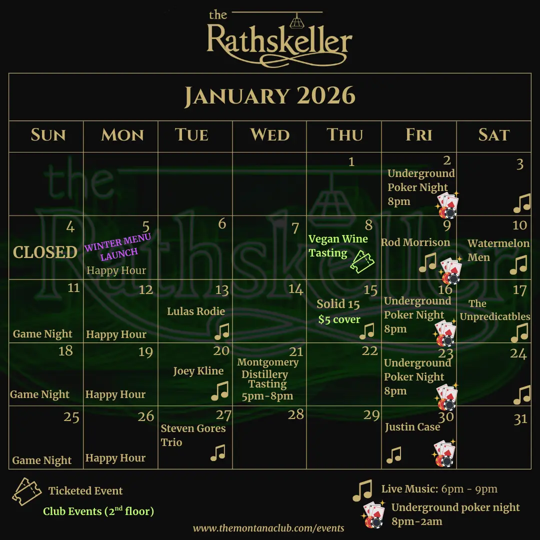 Rathskellar Calendar - Montana Club
